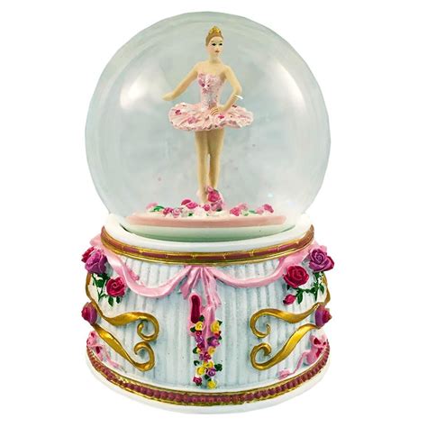 ballerina musical snow globe|snow globes ballerina inside.